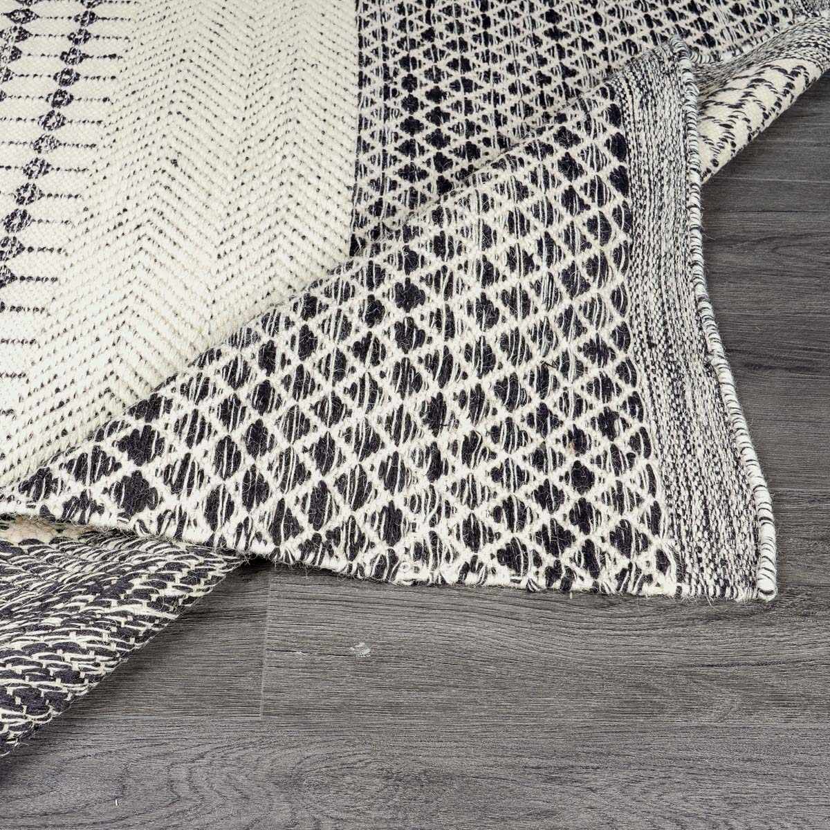 Tideswell Scandi Boho Wool Carpet by Boutique Rugs