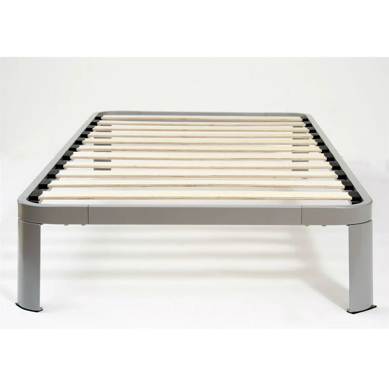 Twin size Luna Metal Platform Bed Frame with Wood Slats by HomePacific