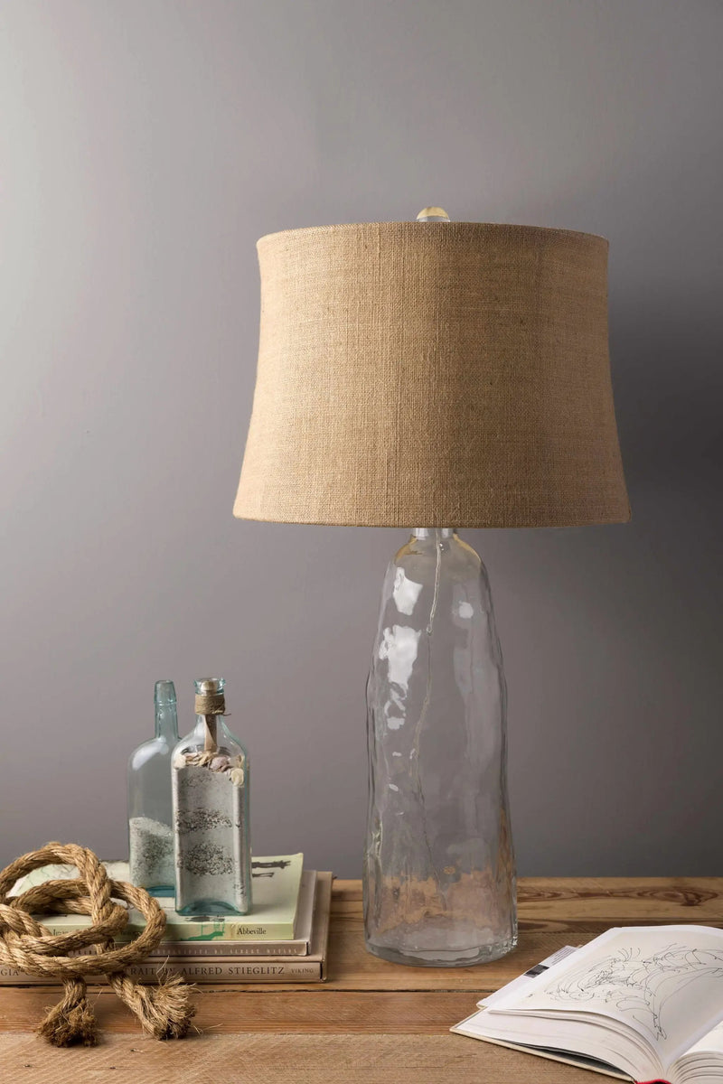 Tinoto Glass Table Lamp - Clearance by Boutique Rugs
