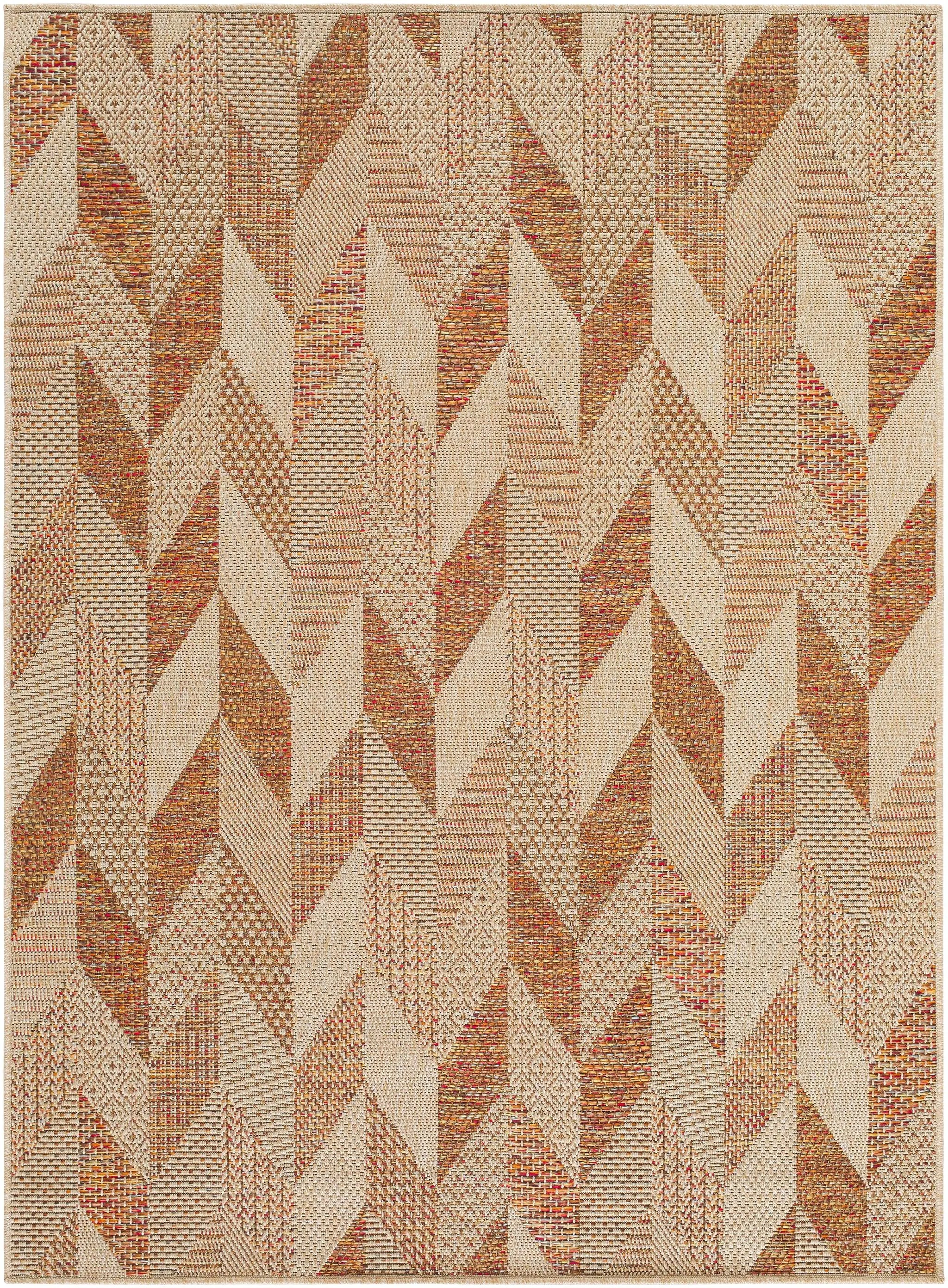 Andrea Burnt Sienna Outdoor Area Rug by Boutique Rugs