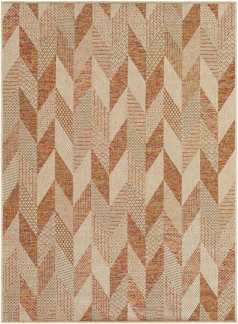 Andrea Burnt Sienna Outdoor Area Rug by Boutique Rugs