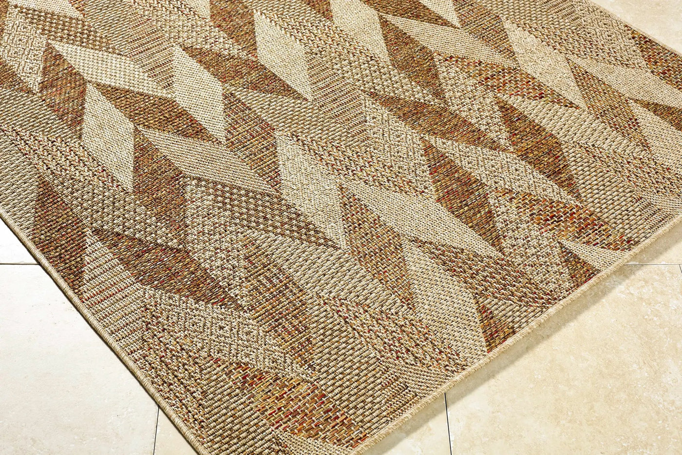 Andrea Burnt Sienna Outdoor Area Rug by Boutique Rugs