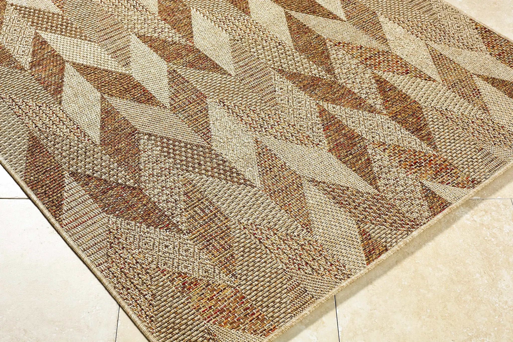 Andrea Burnt Sienna Outdoor Area Rug by Boutique Rugs
