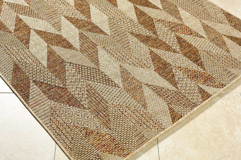 Andrea Burnt Sienna Outdoor Area Rug by Boutique Rugs
