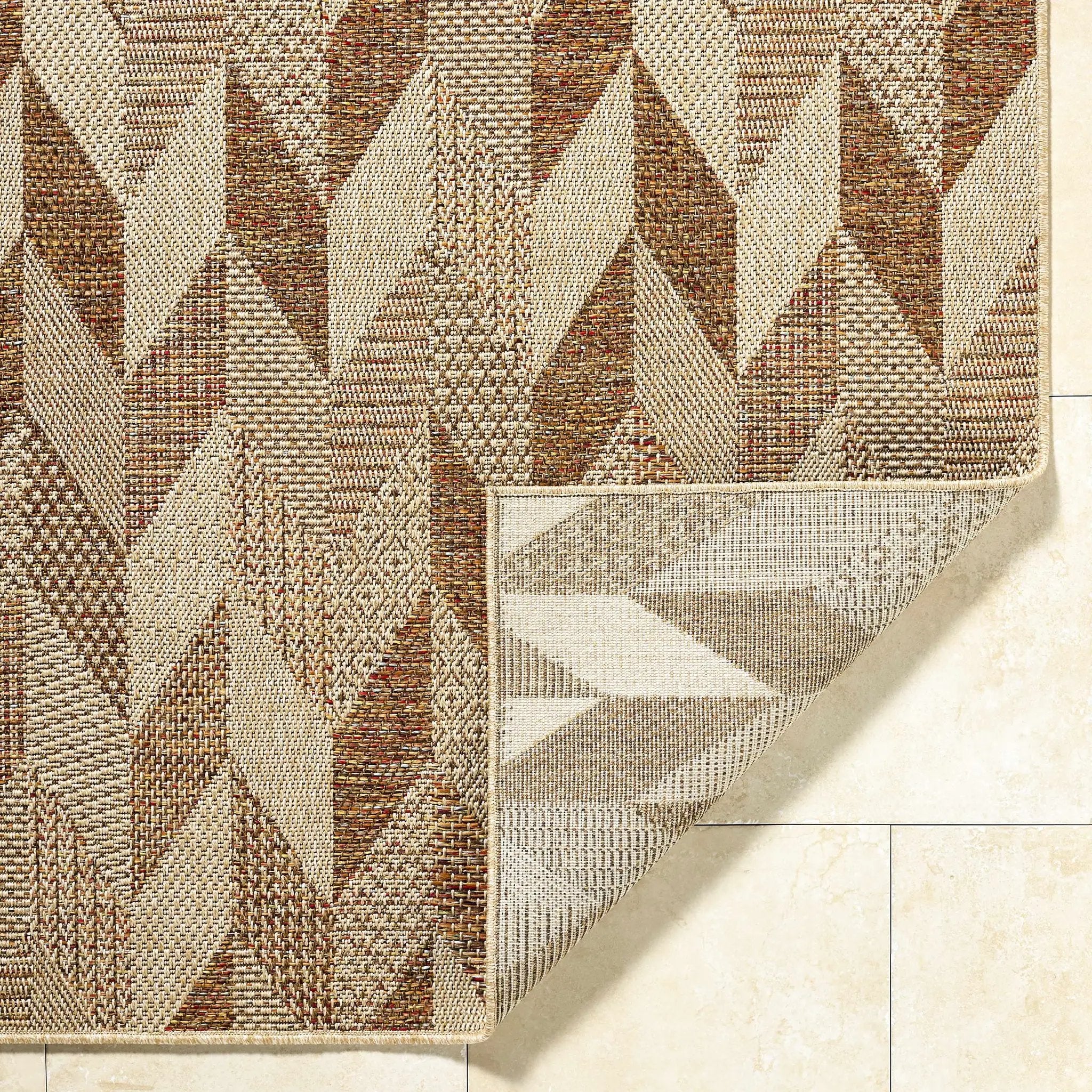 Andrea Burnt Sienna Outdoor Area Rug by Boutique Rugs
