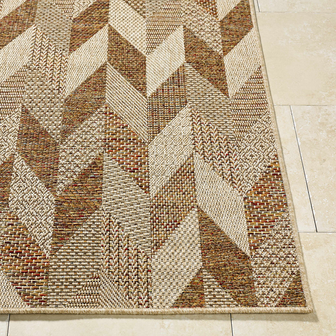 Andrea Burnt Sienna Outdoor Area Rug by Boutique Rugs