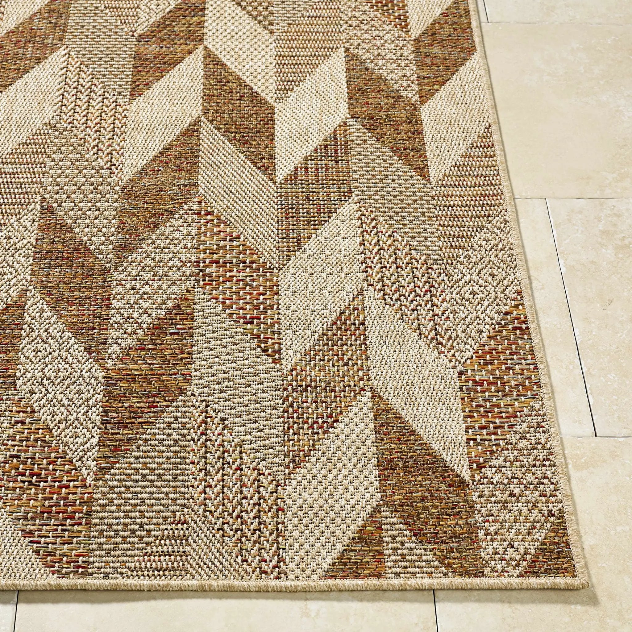 Andrea Burnt Sienna Outdoor Area Rug by Boutique Rugs