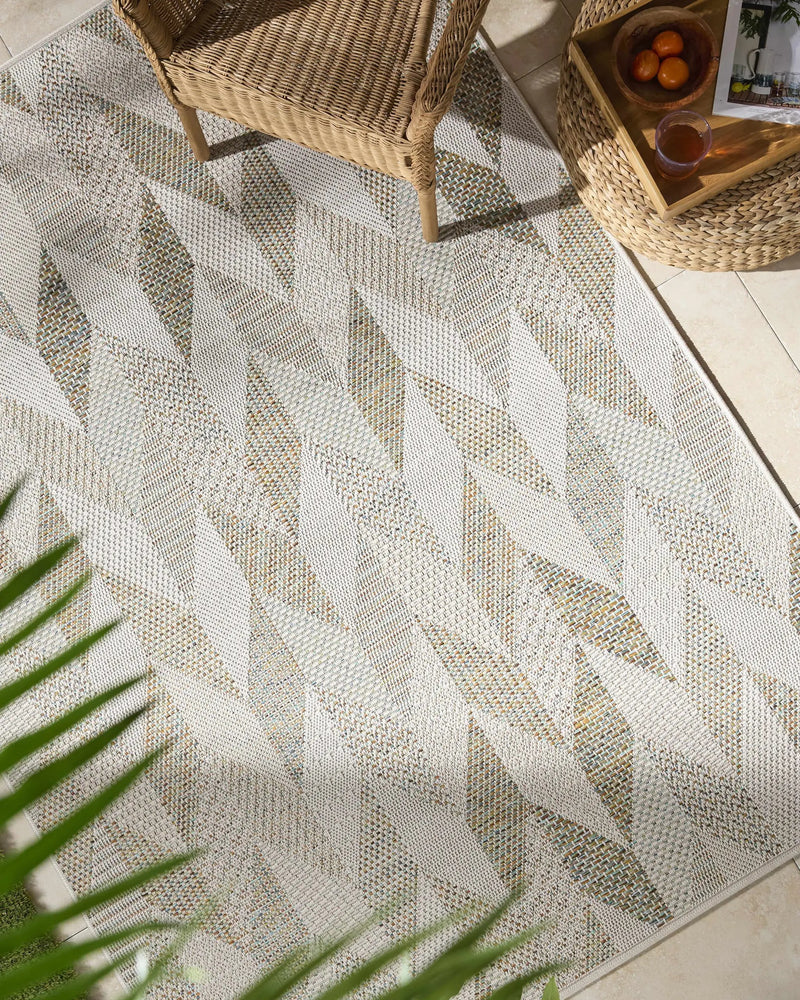 Andrea Ivory Outdoor Area Rug by Boutique Rugs