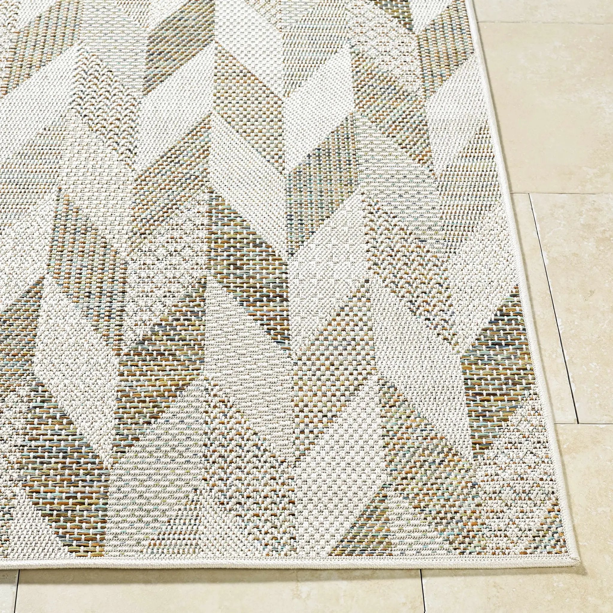 Andrea Ivory Outdoor Area Rug by Boutique Rugs