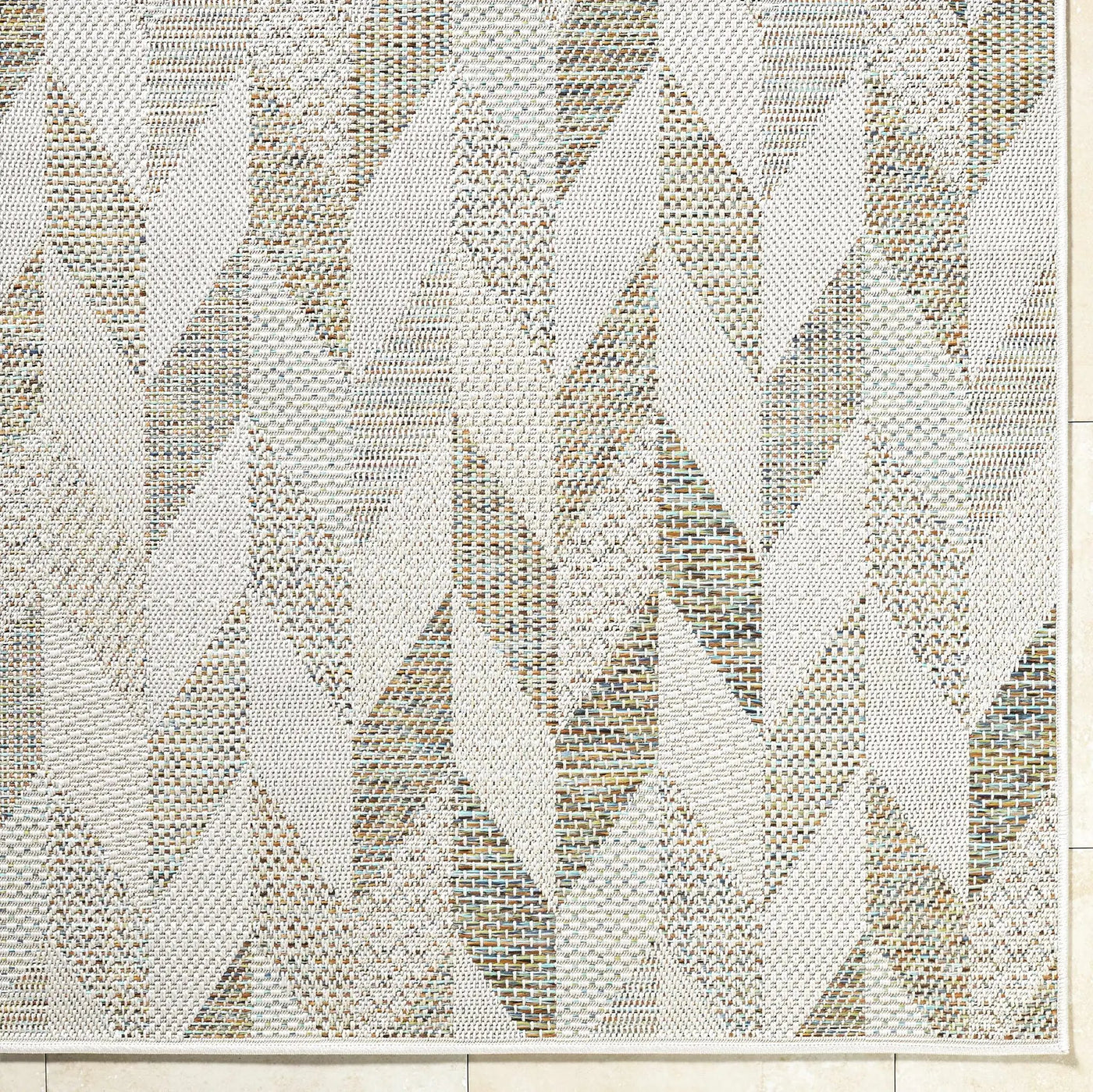 Andrea Ivory Outdoor Area Rug by Boutique Rugs