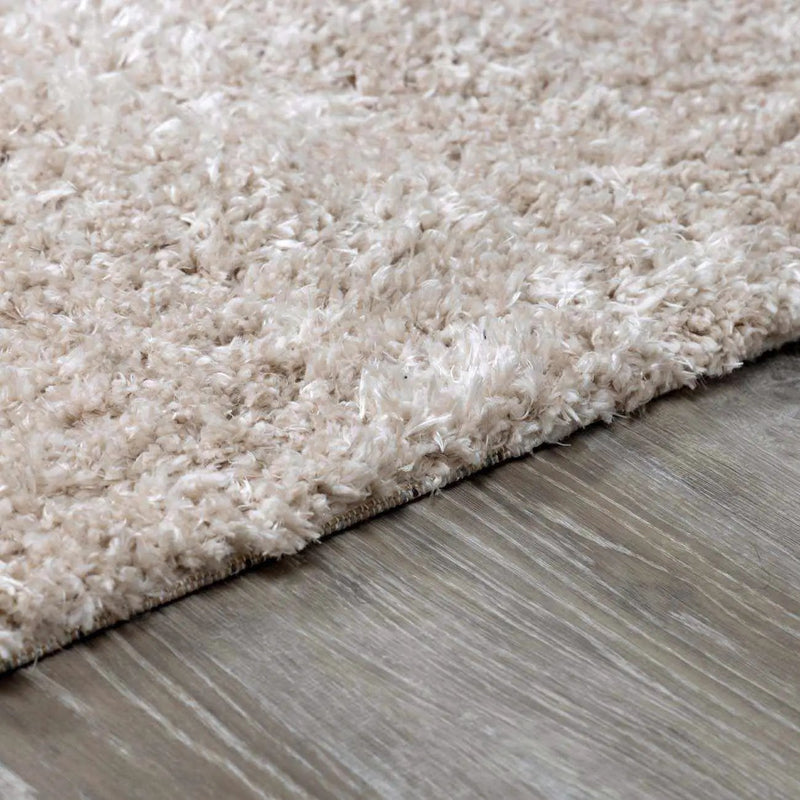 Siari Solid Oatmeal Shag Rug by Boutique Rugs