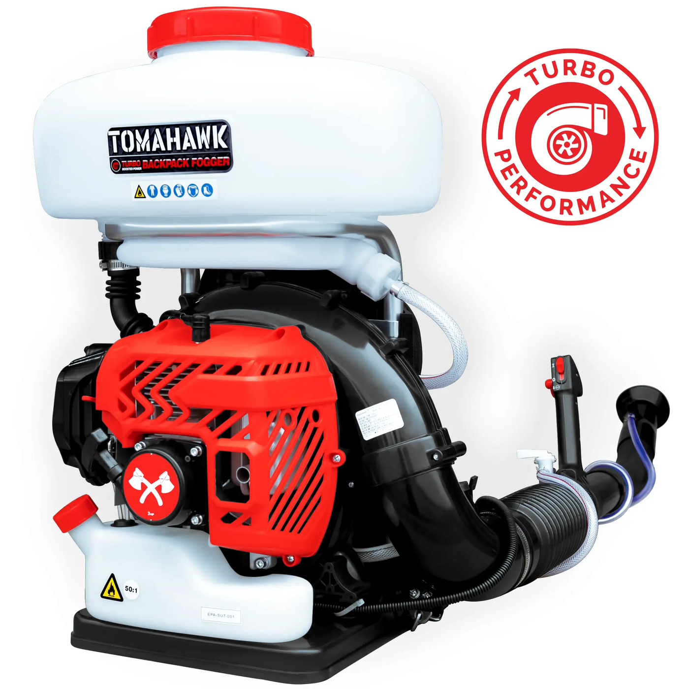 3.7 Gal Turbo Boosted Backpack Mosquito Fogger Leaf Blower for Pest Control by Tomahawk Power