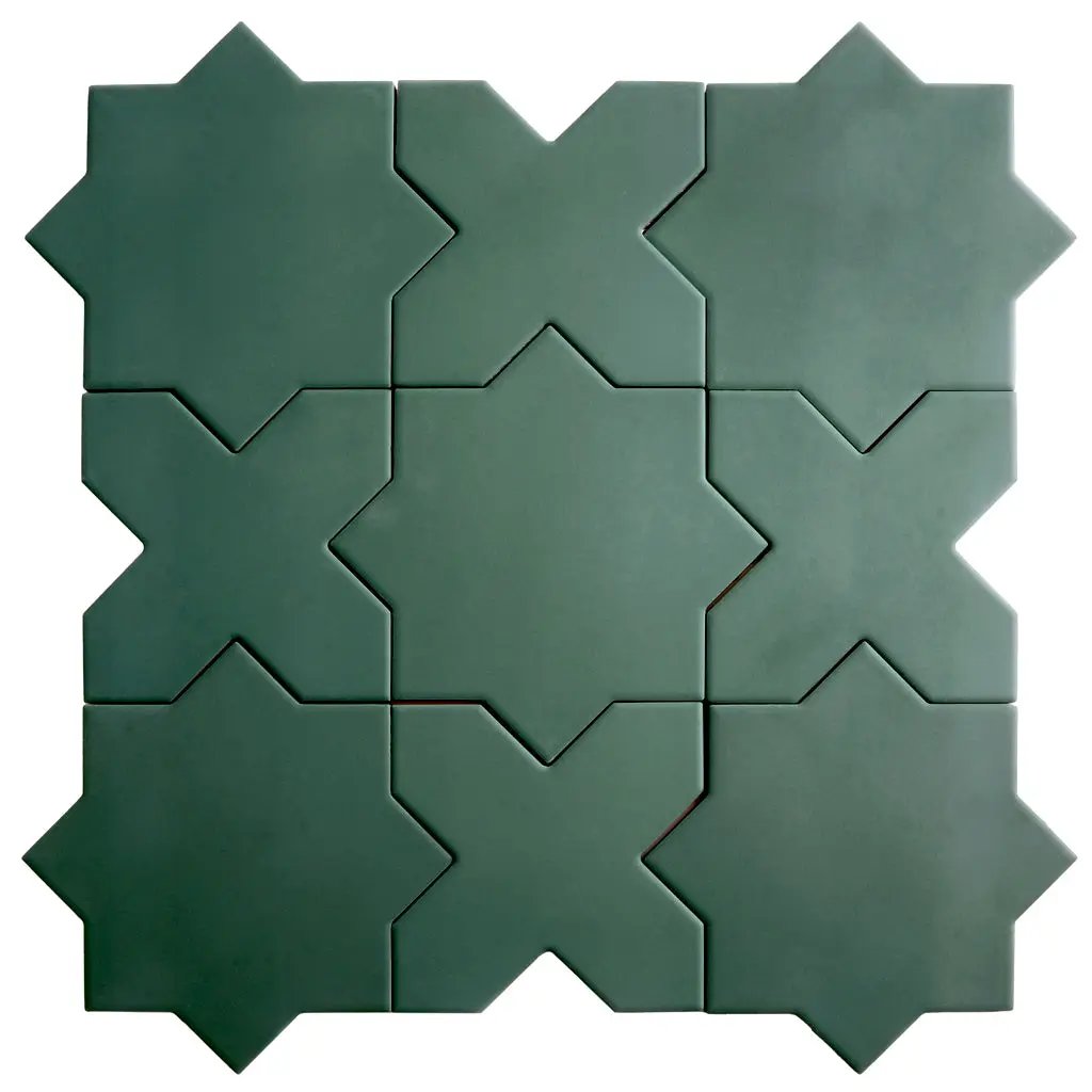 Sage Green 5x5 Matte Cross Porcelain Tile (34 pack, 5.31 sq ft/case) by Apollo Tile