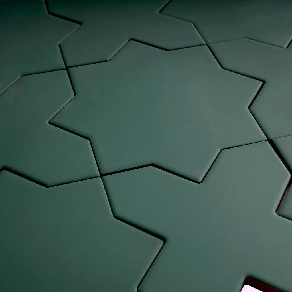 Sage Green 5x5 Matte Cross Porcelain Tile (34 pack, 5.31 sq ft/case) by Apollo Tile