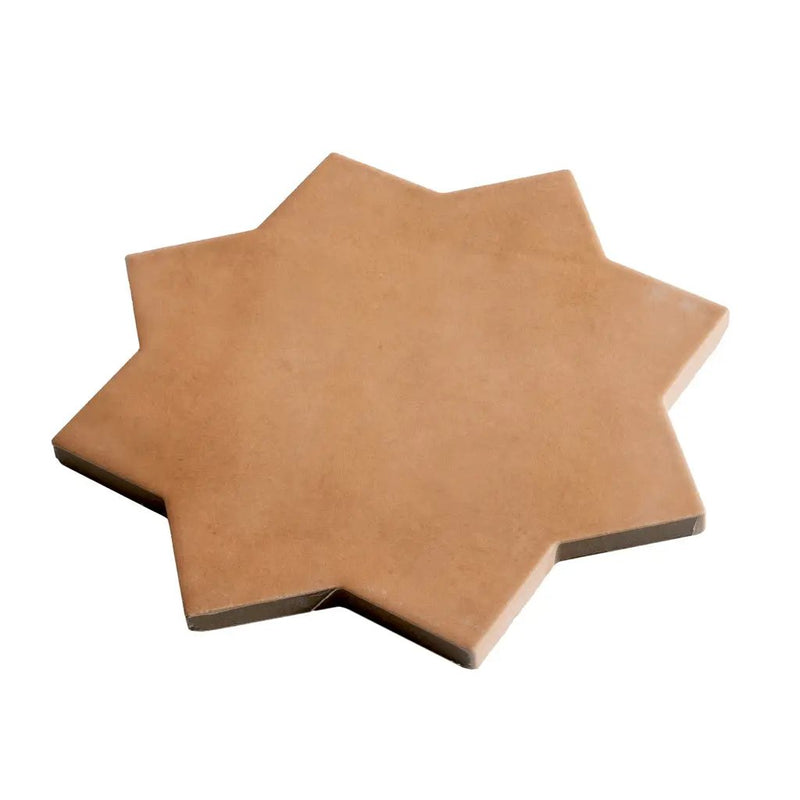 Terracotta 7x7 Matte Star Porcelain Tile (34 pack, 5.31 sq ft/case) by Apollo Tile