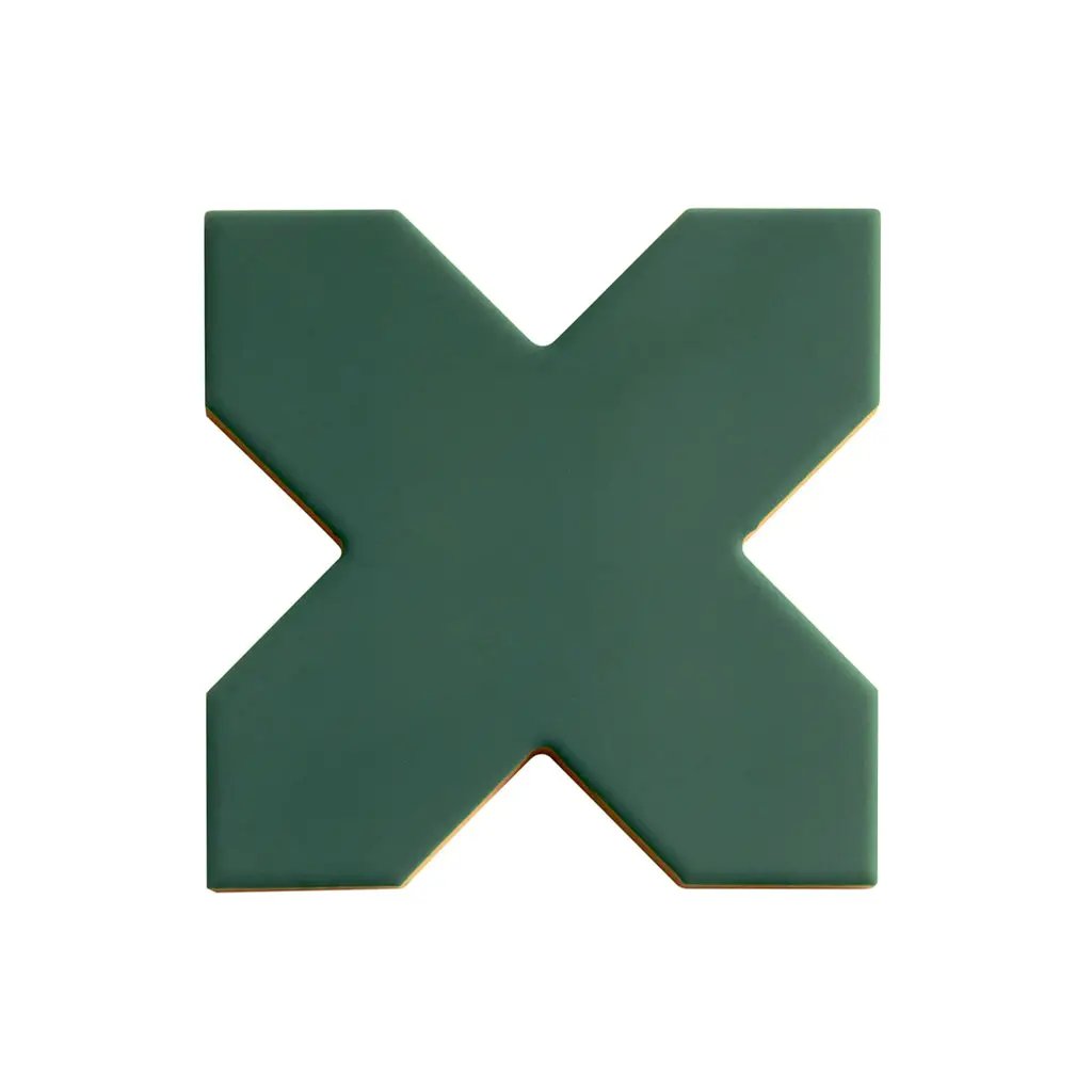 Sage Green 5x5 Matte Cross Porcelain Tile (34 pack, 5.31 sq ft/case) by Apollo Tile