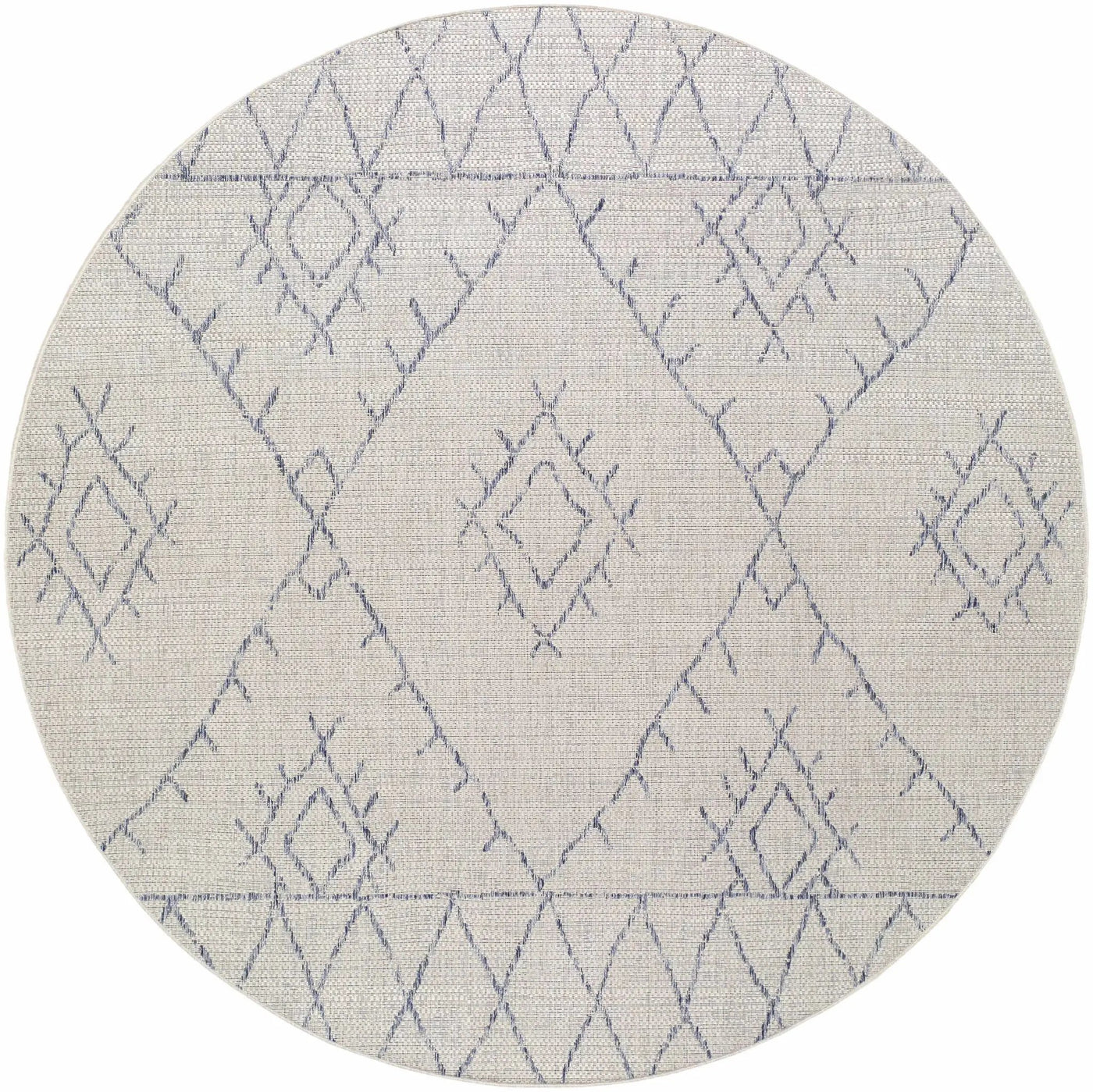 Marwood Gray&Blue Nordic Outdoor Rug - Clearance by Boutique Rugs