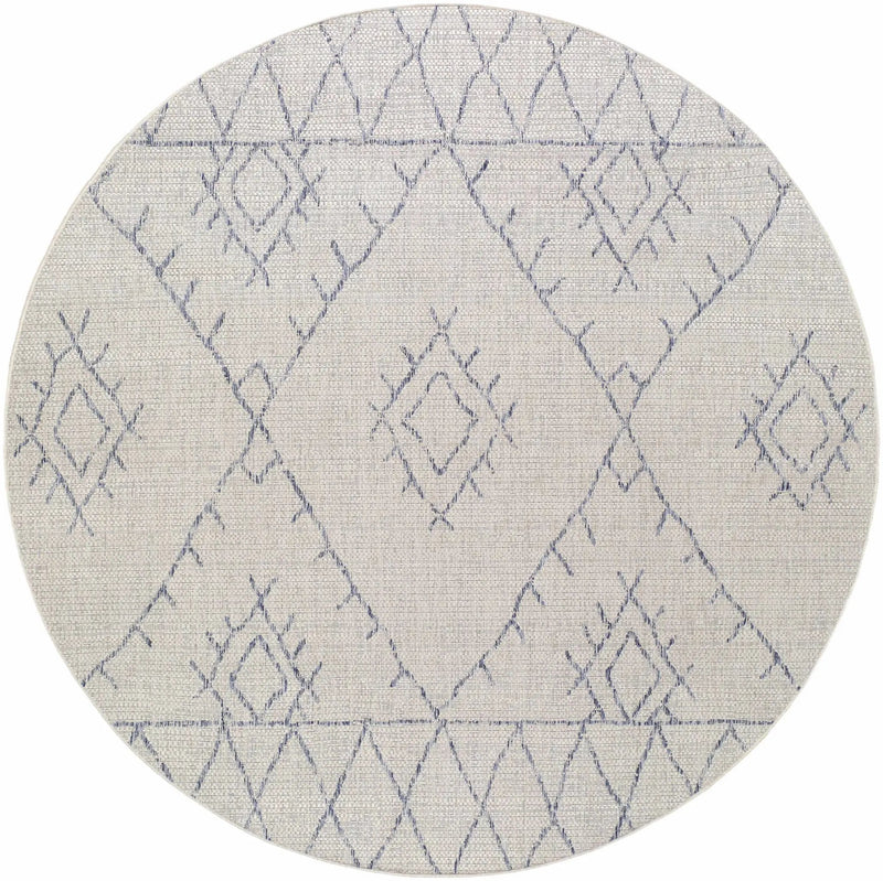 Marwood Gray&Blue Nordic Outdoor Rug - Clearance by Boutique Rugs
