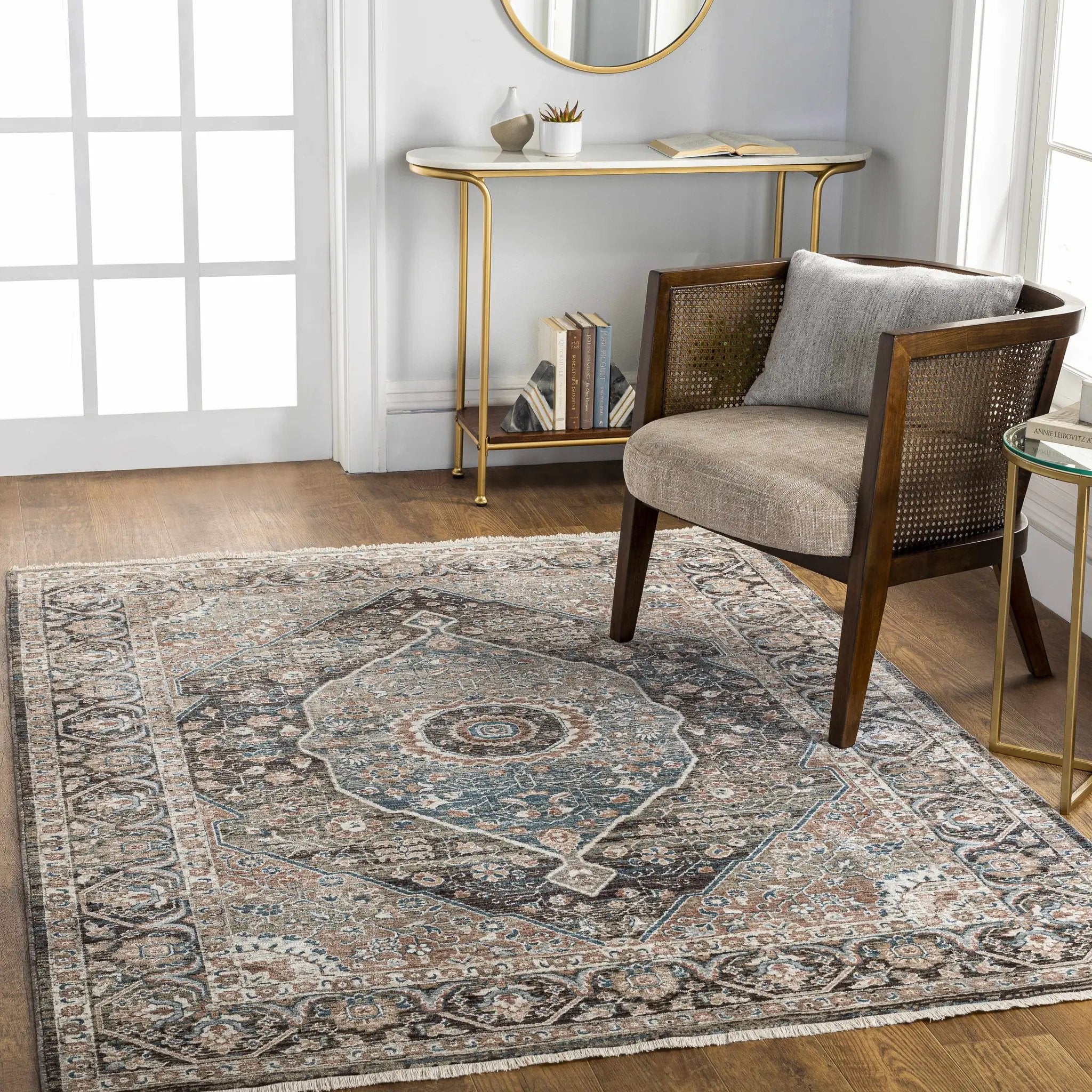 Baychester Brown Area Rug - Clearance by Boutique Rugs