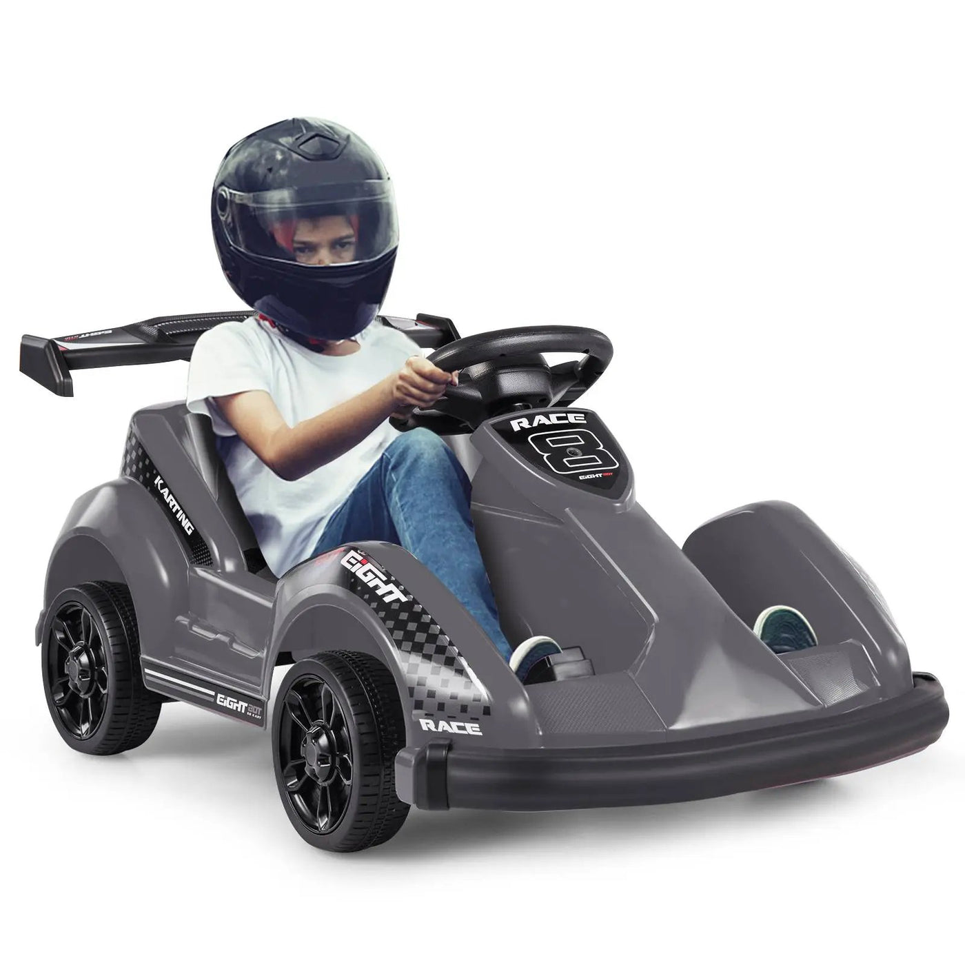 6V Kids Ride On Go Cart with Remote Control and Safety Belt by DirectDeals