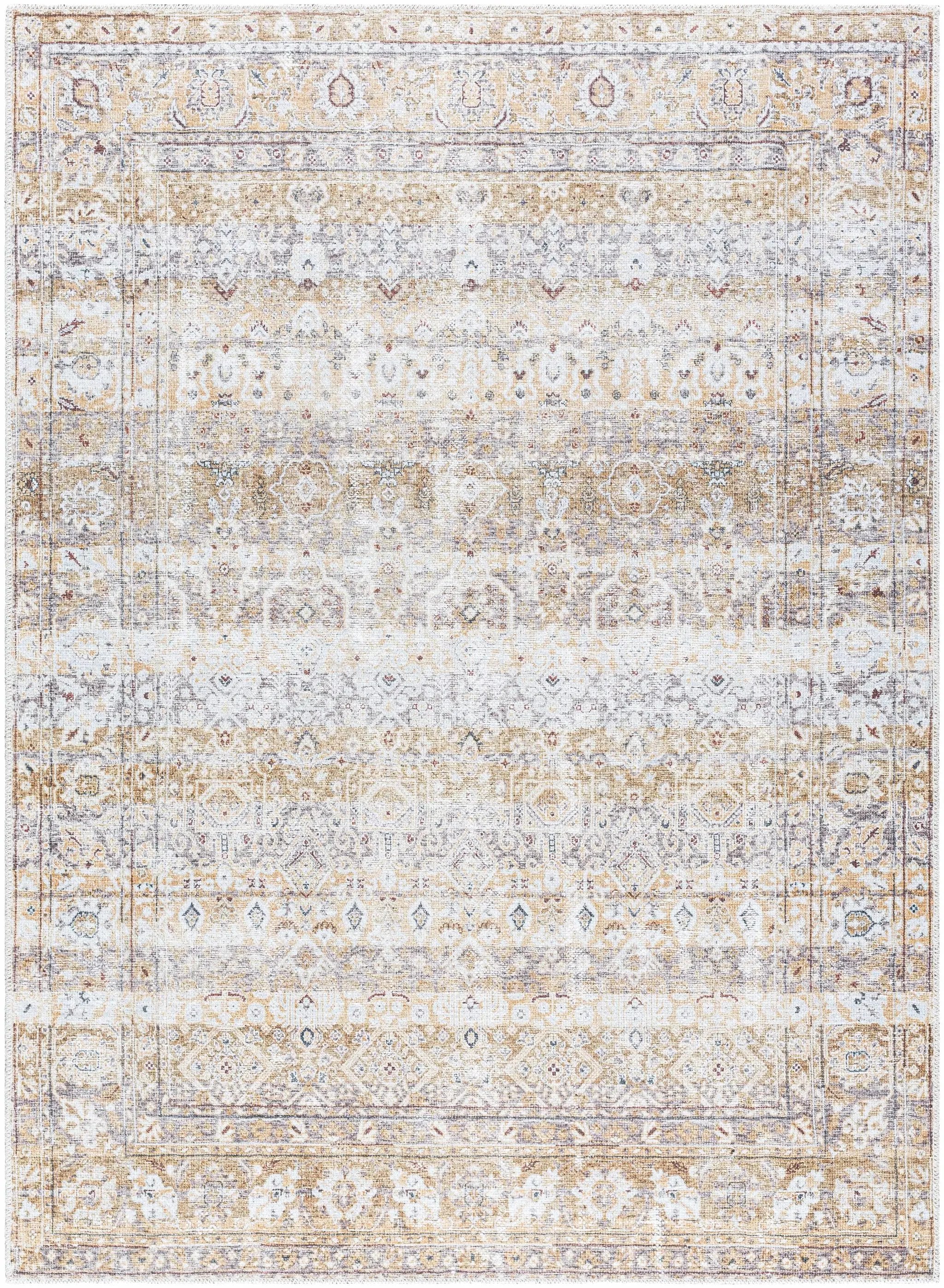 Tywin Vintage Flat Pile Washable Rug by Boutique Rugs