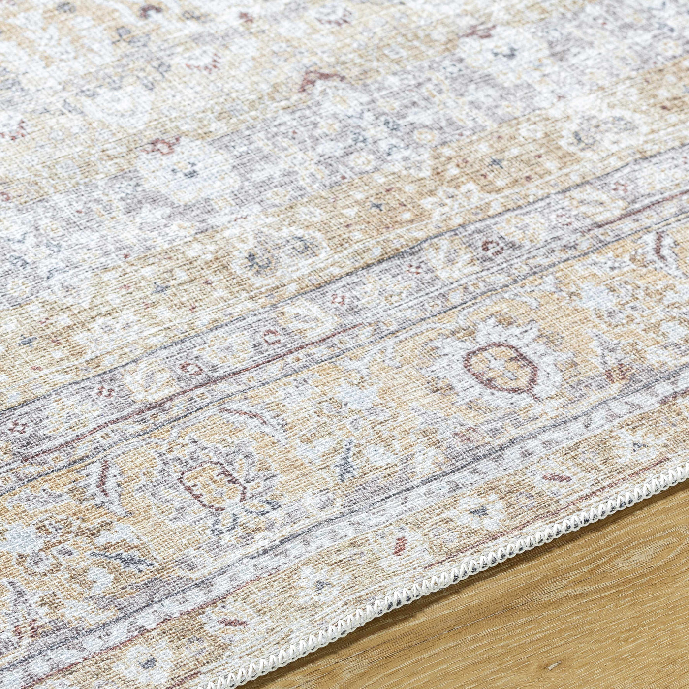 Tywin Vintage Flat Pile Washable Rug by Boutique Rugs