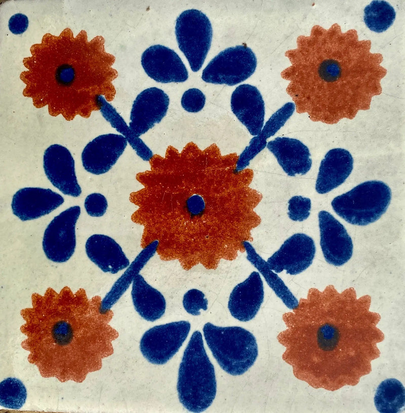 Margarite Terracotta Y Azul by Place Of Clay