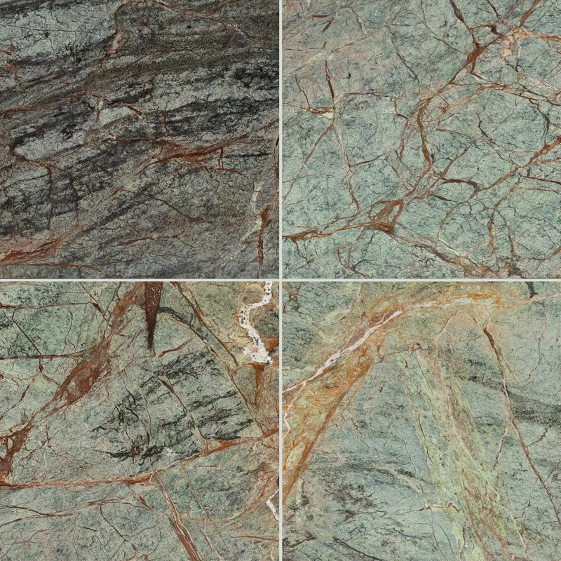 Rain Forest Polished Marble Tiles 12x12 by MSI Surfaces