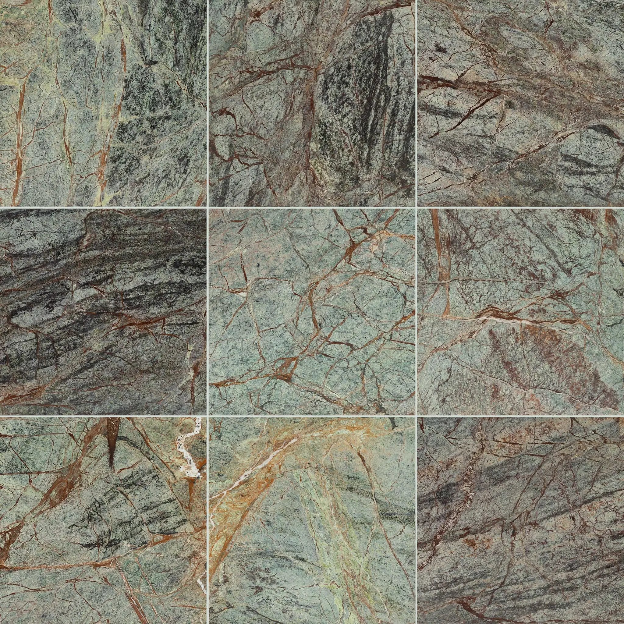 Rain Forest Polished Marble Tiles 12x12 by MSI Surfaces