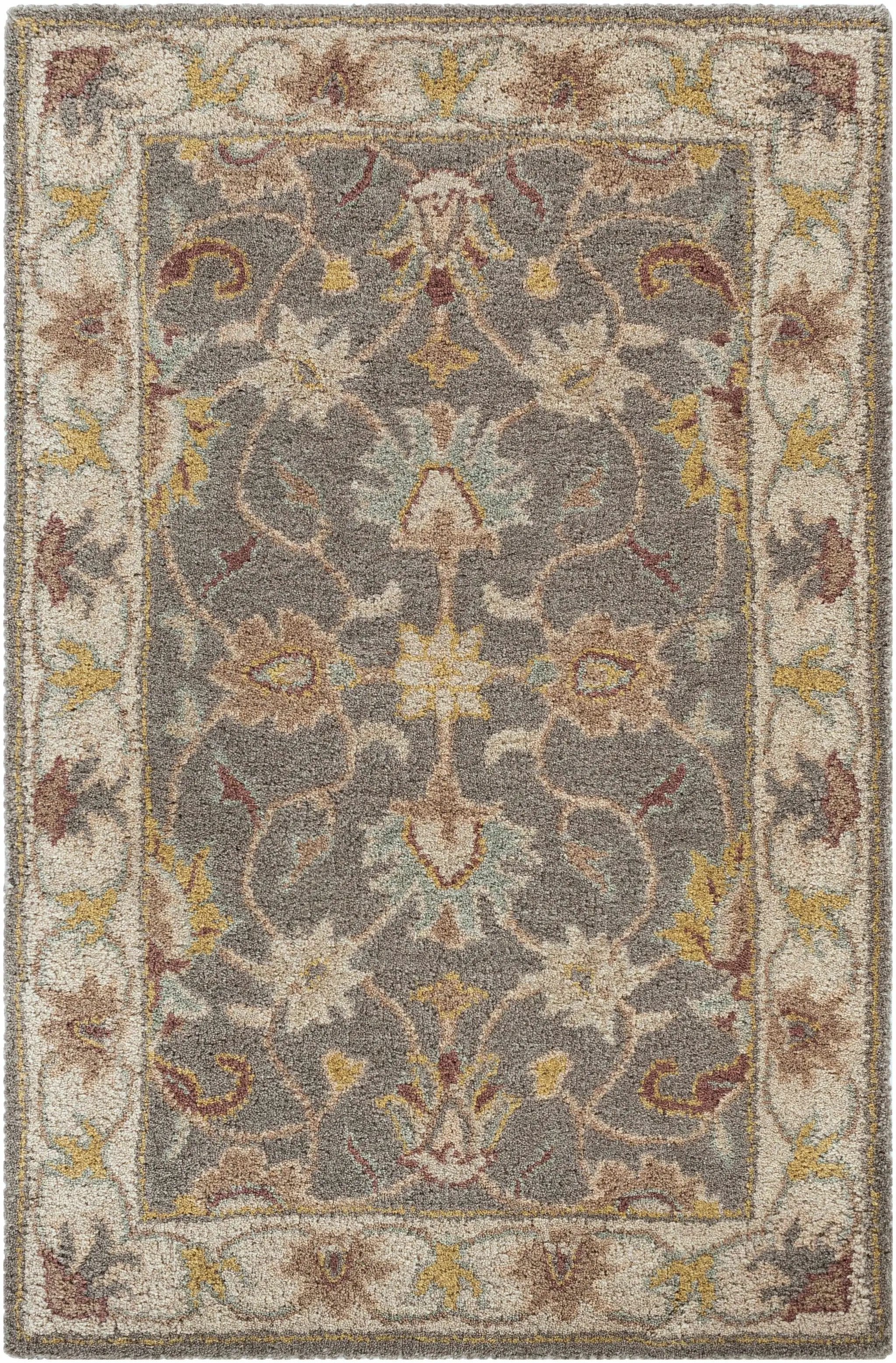 Cherryfield Hand Tufted Taupe Wool Rug by Boutique Rugs