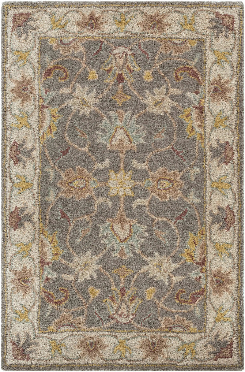 Cherryfield Hand Tufted Taupe Wool Rug by Boutique Rugs