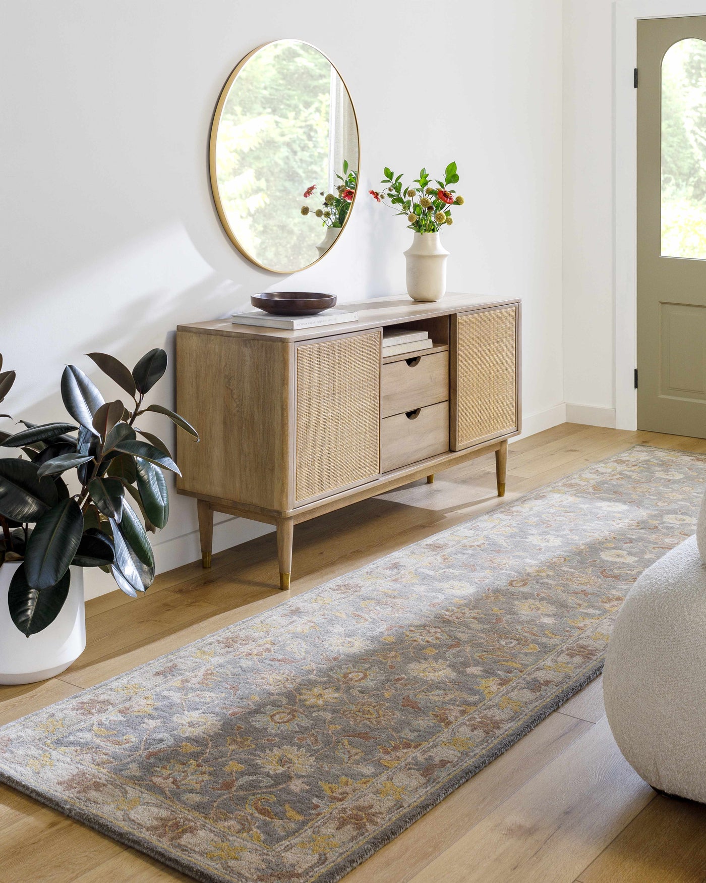 Cherryfield Hand Tufted Taupe Wool Rug by Boutique Rugs