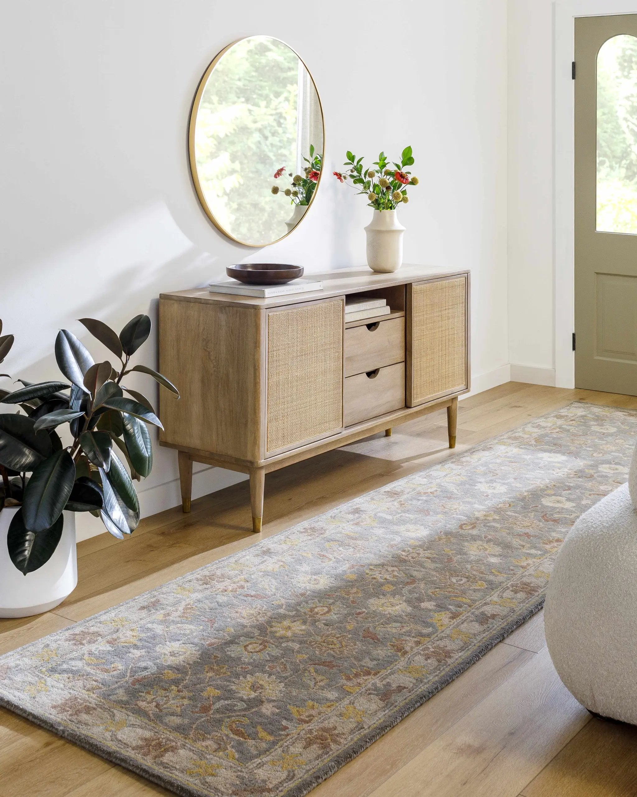 Cherryfield Hand Tufted Taupe Wool Rug by Boutique Rugs