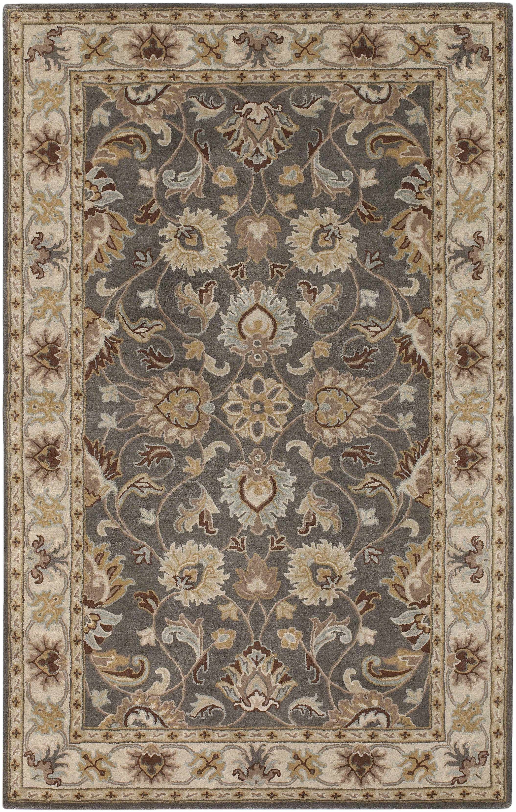 Cherryfield Hand Tufted Taupe Wool Rug by Boutique Rugs