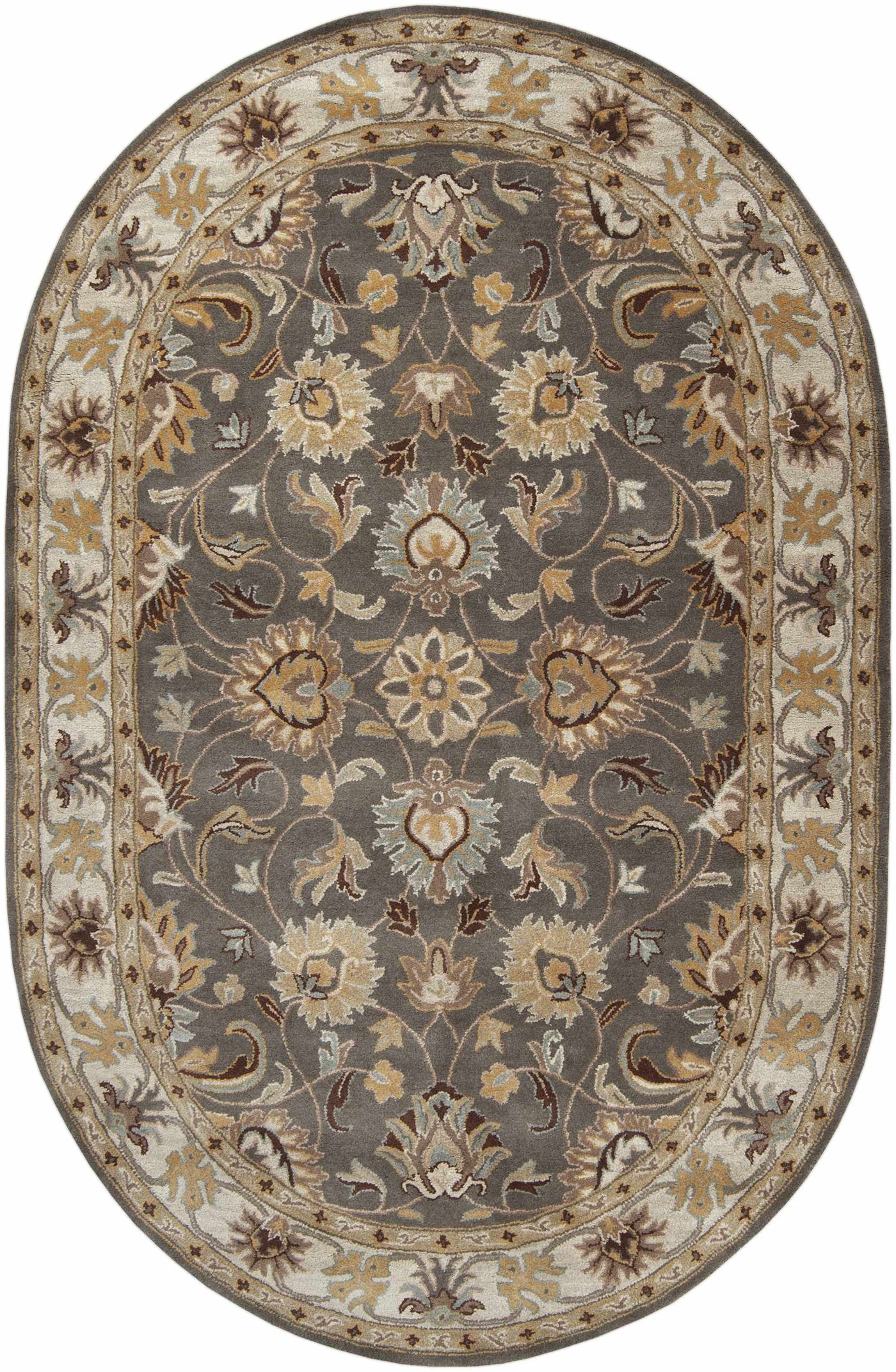 Cherryfield Hand Tufted Taupe Wool Rug by Boutique Rugs