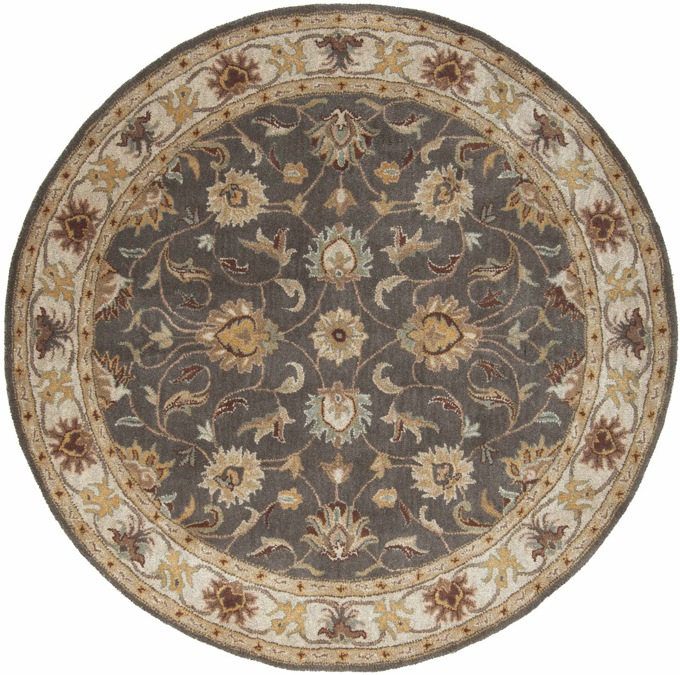 Cherryfield Hand Tufted Taupe Wool Rug by Boutique Rugs