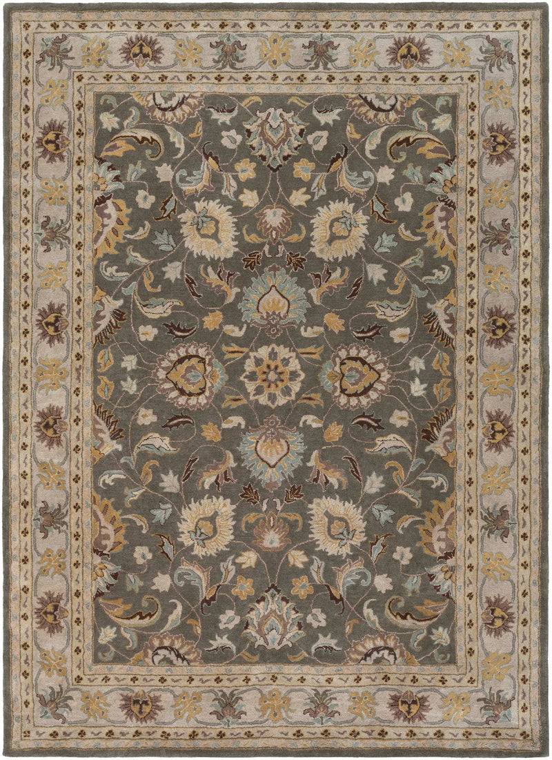 Cherryfield Hand Tufted Taupe Wool Rug by Boutique Rugs
