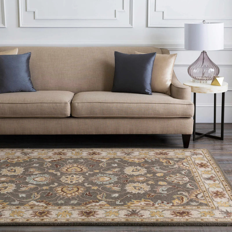 Cherryfield Hand Tufted Taupe Wool Rug by Boutique Rugs