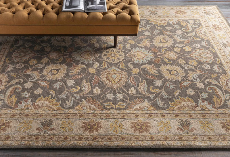Cherryfield Hand Tufted Taupe Wool Rug by Boutique Rugs
