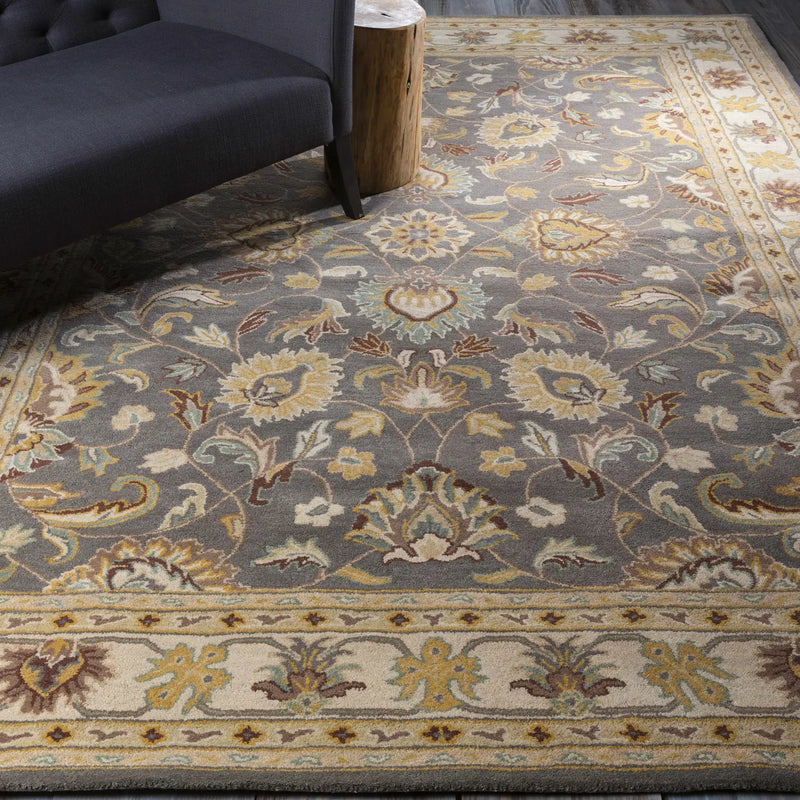 Cherryfield Hand Tufted Taupe Wool Rug by Boutique Rugs