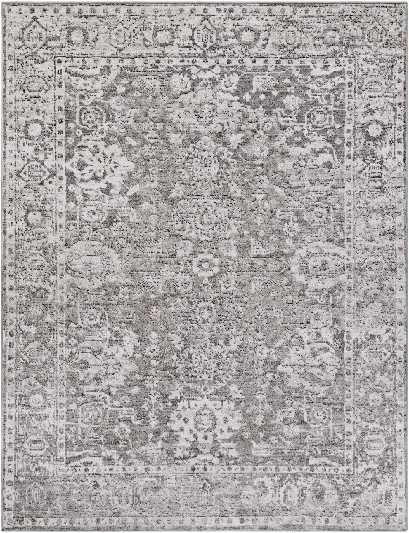 Tripp Distressed Gray Rug by Boutique Rugs