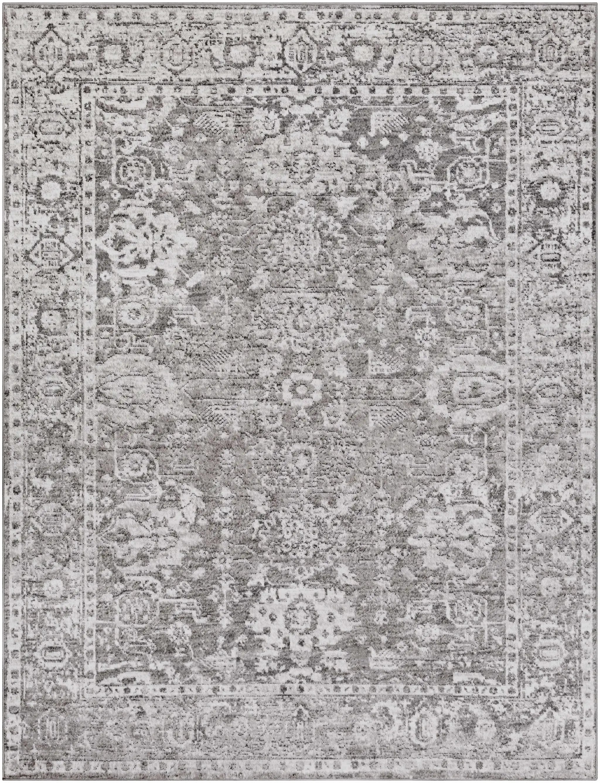 Tripp Distressed Gray Rug by Boutique Rugs