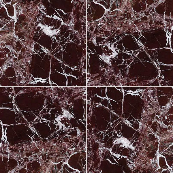 Rosso Levanto Polished Marble Tiles 12x12, photo 2 of 4