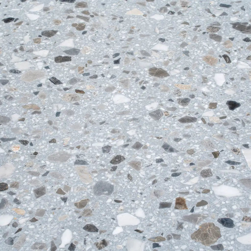 Gray Beige 24x24 Honed Square Terrazzo Large Format Tile (2 pack, 7.75 sq ft/case) by Apollo Tile