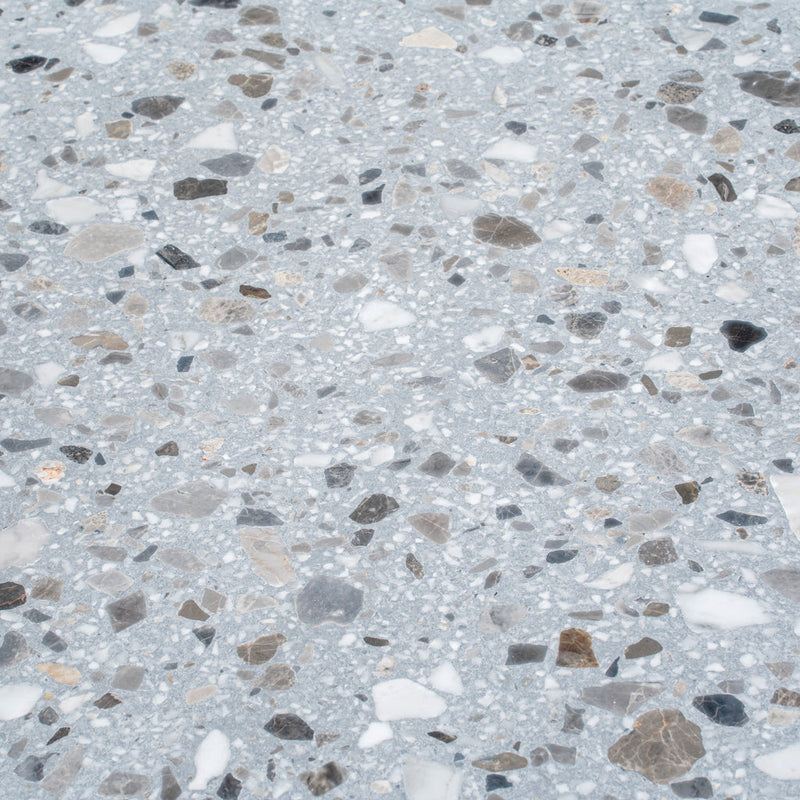 Sample-Gray Beige 24x24 Honed Square Terrazzo Large Format Tile (2 pack, 7.75 sq ft/case), photo 7 of 7