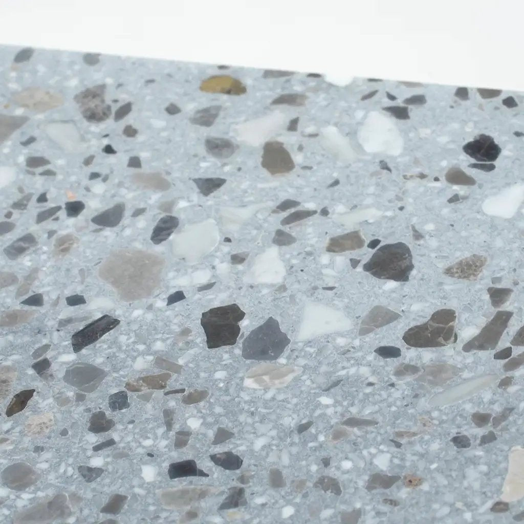 Gray Beige 24x24 Honed Square Terrazzo Large Format Tile (2 pack, 7.75 sq ft/case) by Apollo Tile