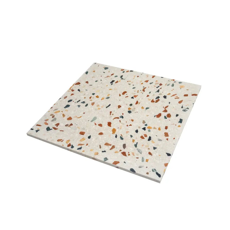 Beige Gold 24x24 Honed Square Terrazzo Large Format Tile (2 pack, 7.75 sq ft/case) by Apollo Tile