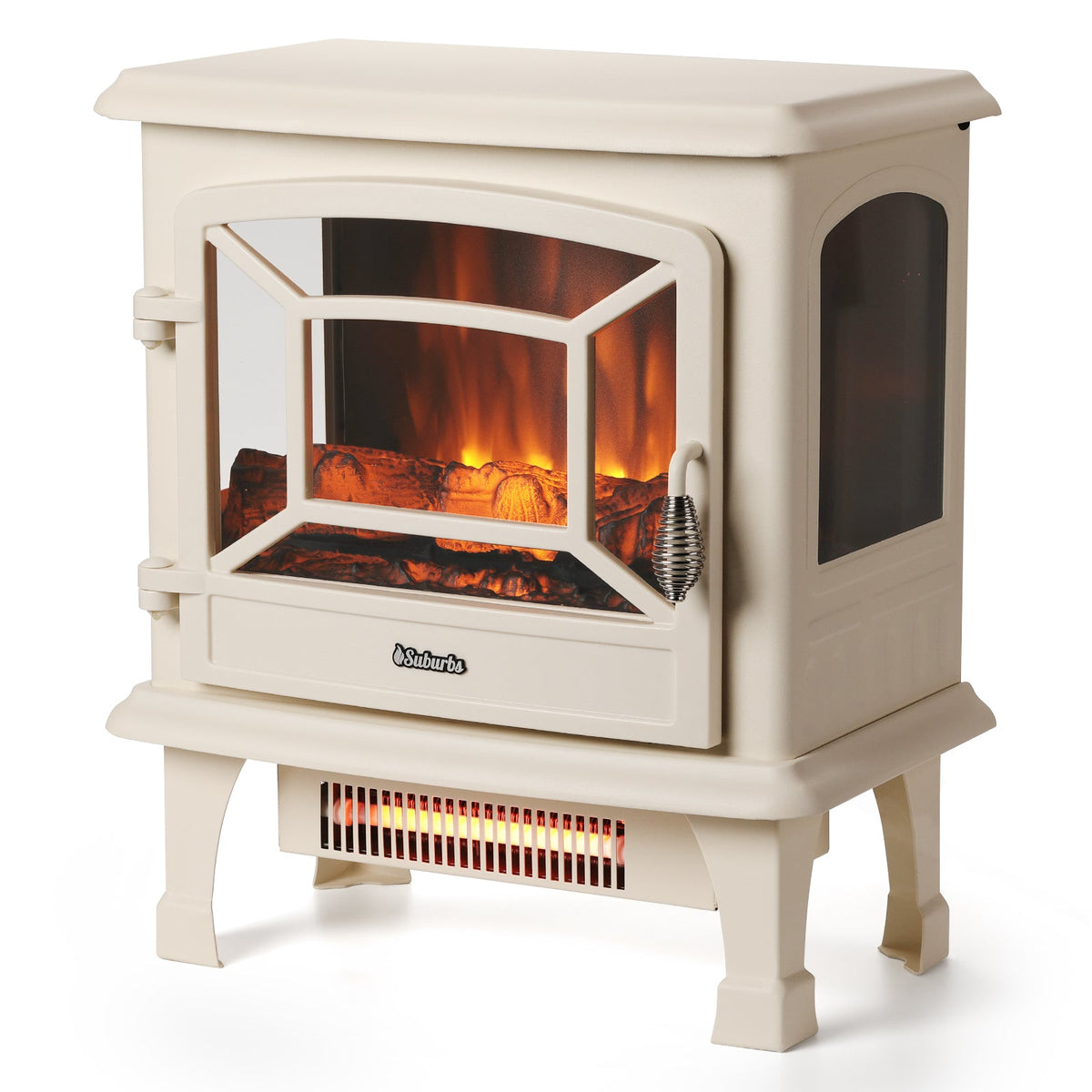 Suburbs TS20-SD Electric Fireplace Stove Heater with Sound by TURBRO