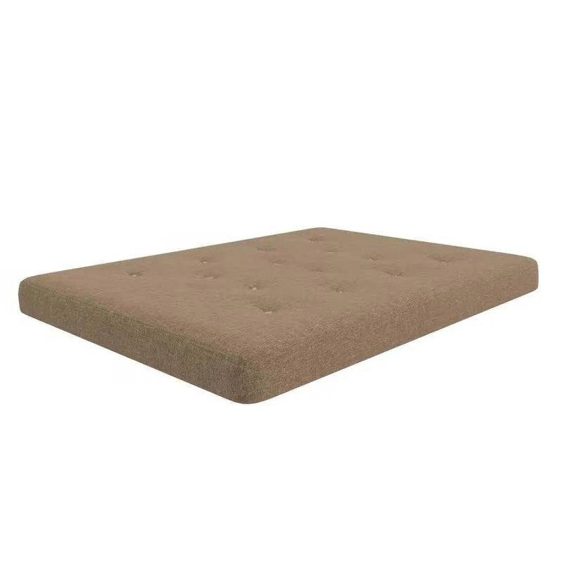 Full size 6-inch Thick Innerspring Futon Mattress in Tan by HomePacific