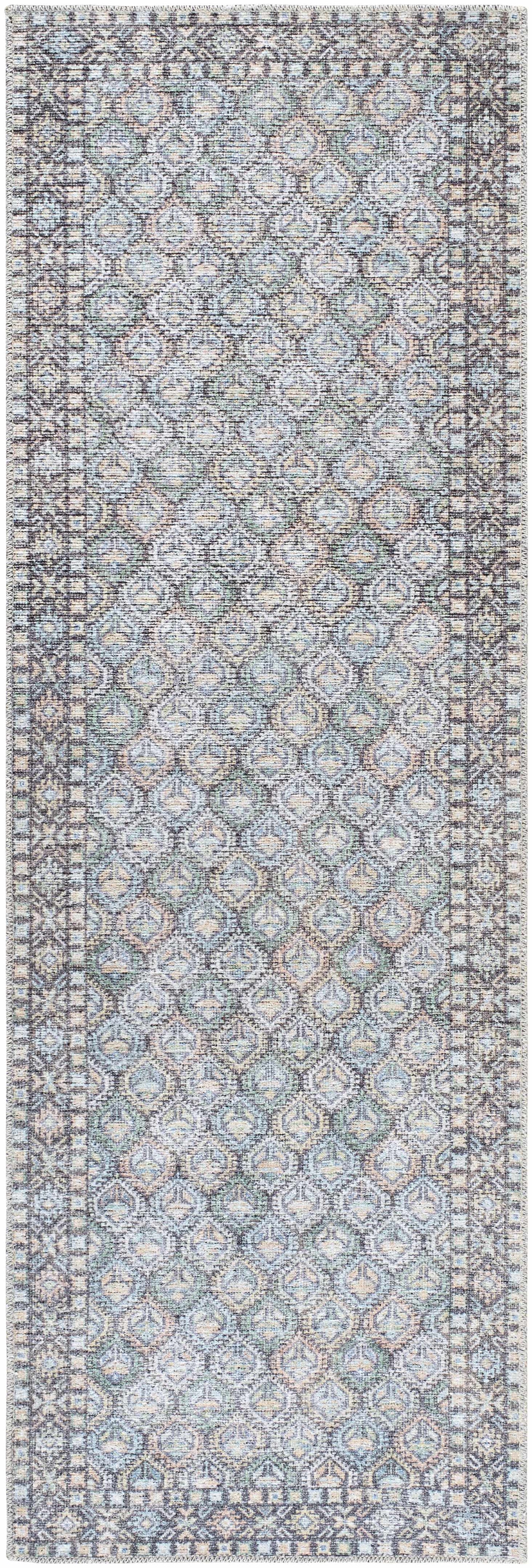 Telma Medium Green Washable Area Rug by Boutique Rugs